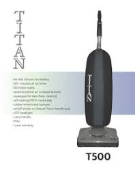 Titan T500 Cordless Lightweight Upright Vacuum